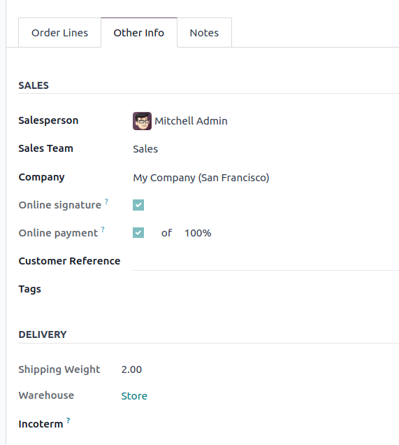 ایجاد پیش‌فاکتور در فروشگاه.