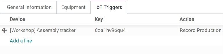 تب راه‌اندازهای IoT در فرم مرکز کاری.