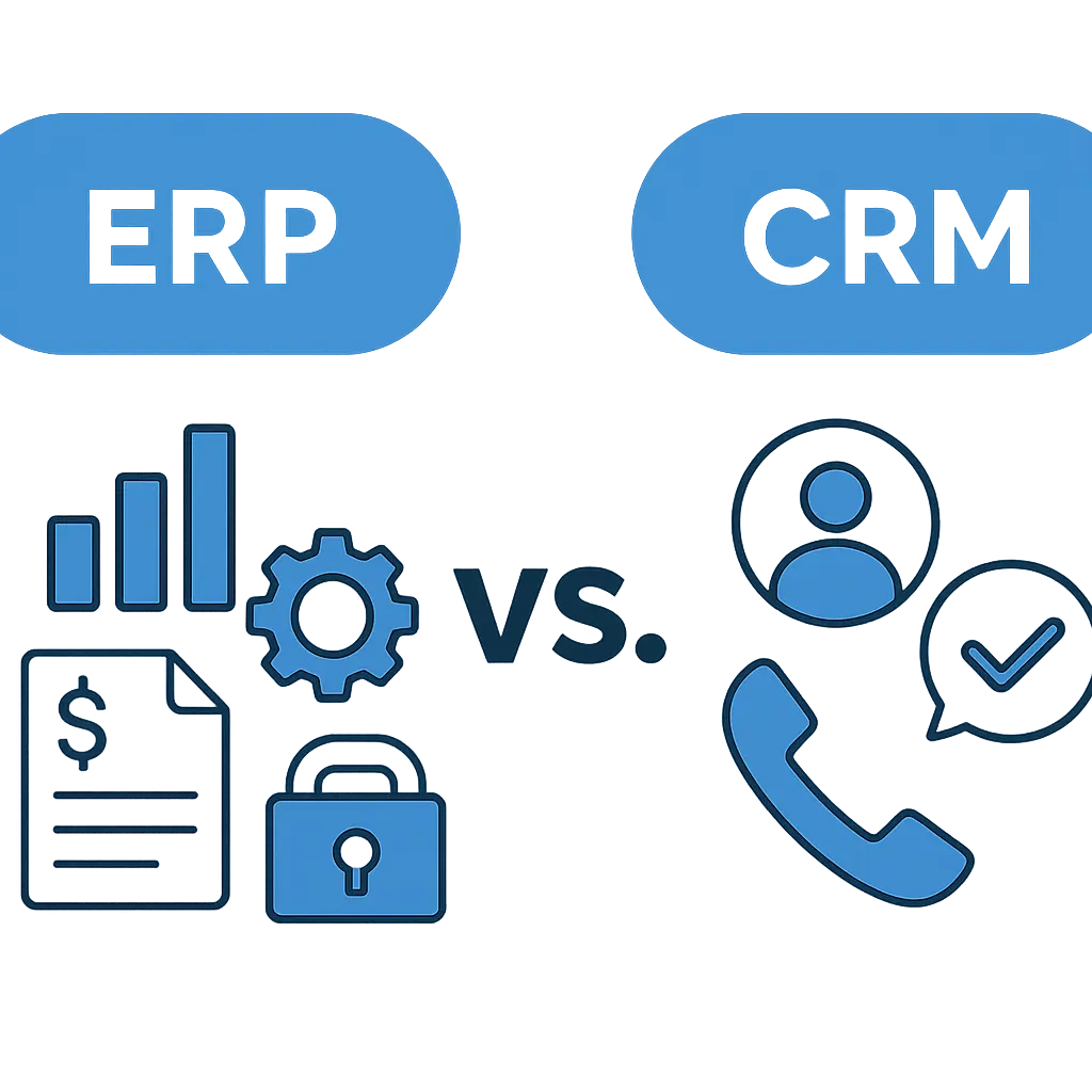 مقایسه ERP و CRM