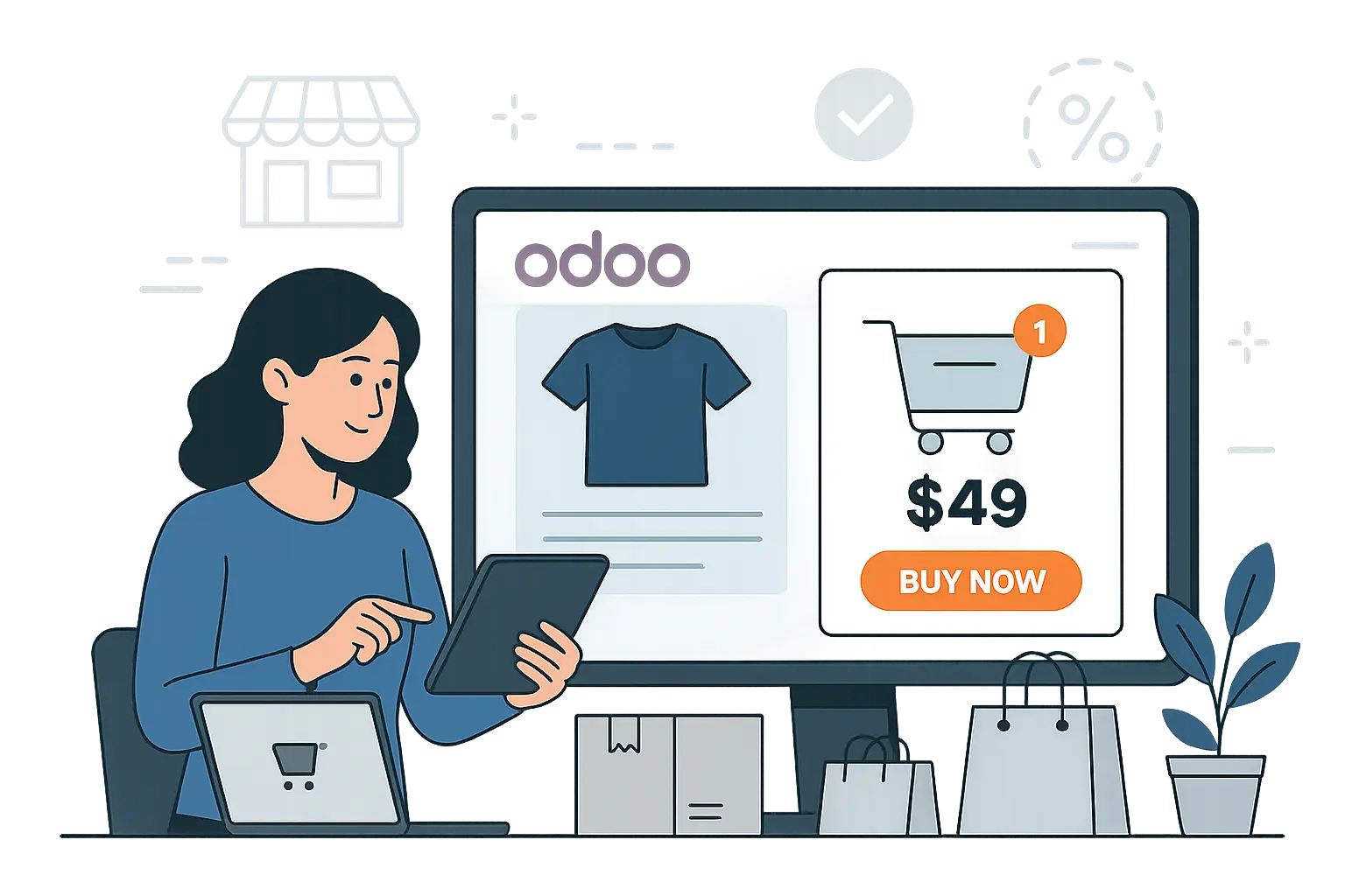 آنلاین شاپ با اودوو