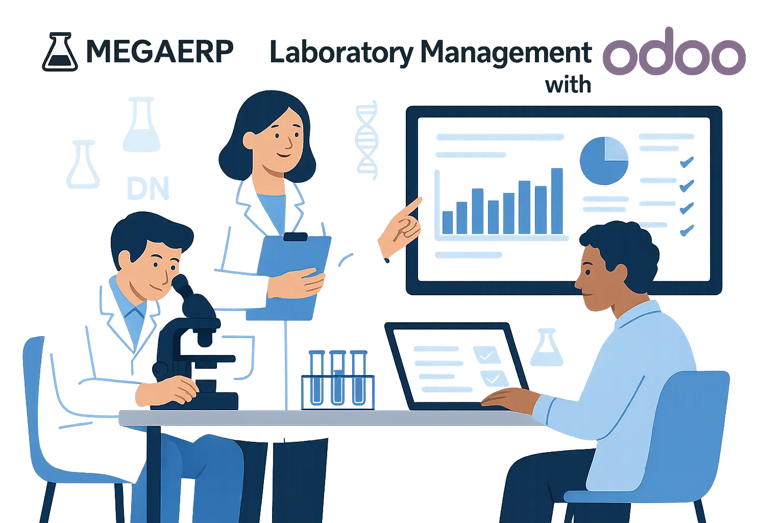 مدیریت آزمایشگاه با اودوو