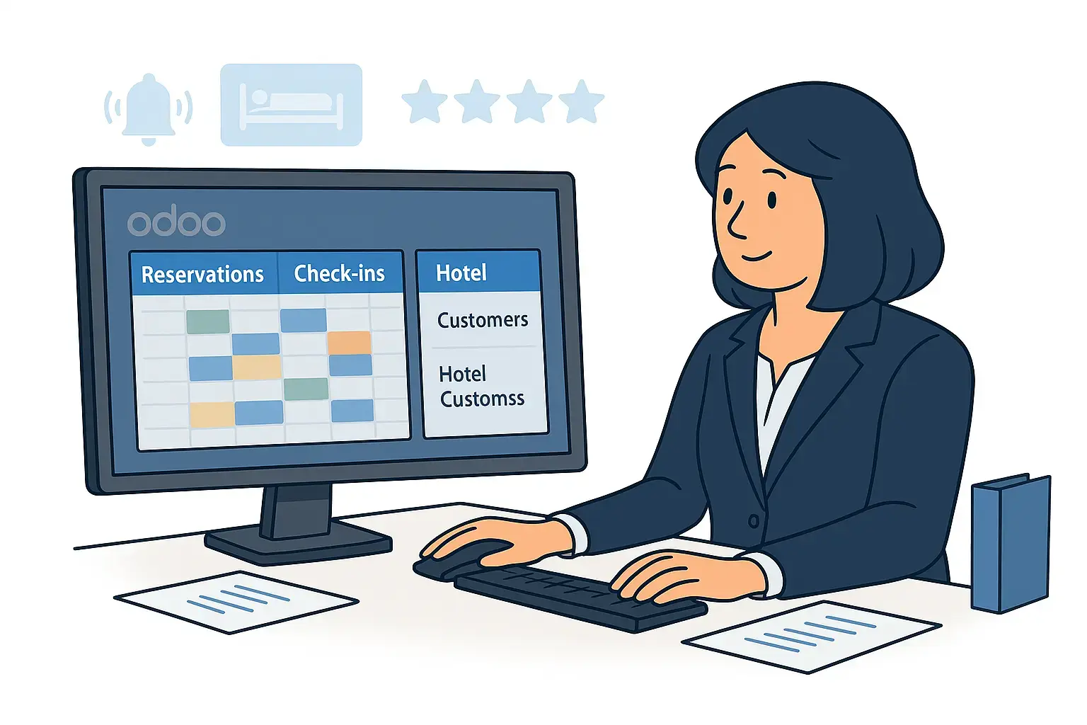 مدیریت هتل با اودوو