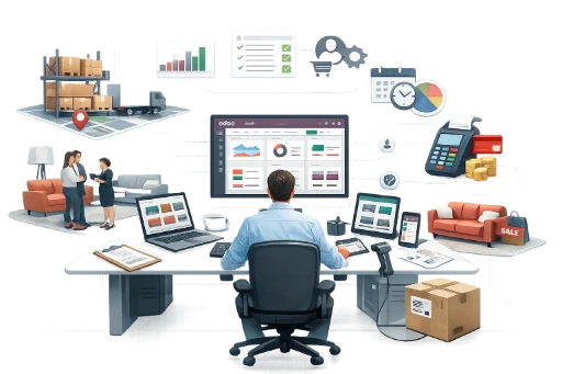 نرم‌افزار مدیریت فروشگاه مبلمان